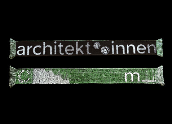 schal grün schwarz weiss m_architekten m_architekt:innen marchitekten